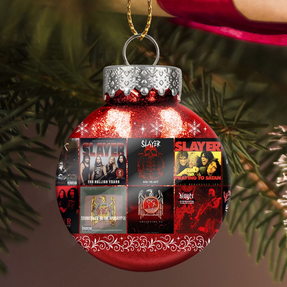 Slayer Ball Ornament – Thrash Metal Meets Holiday Mayhem