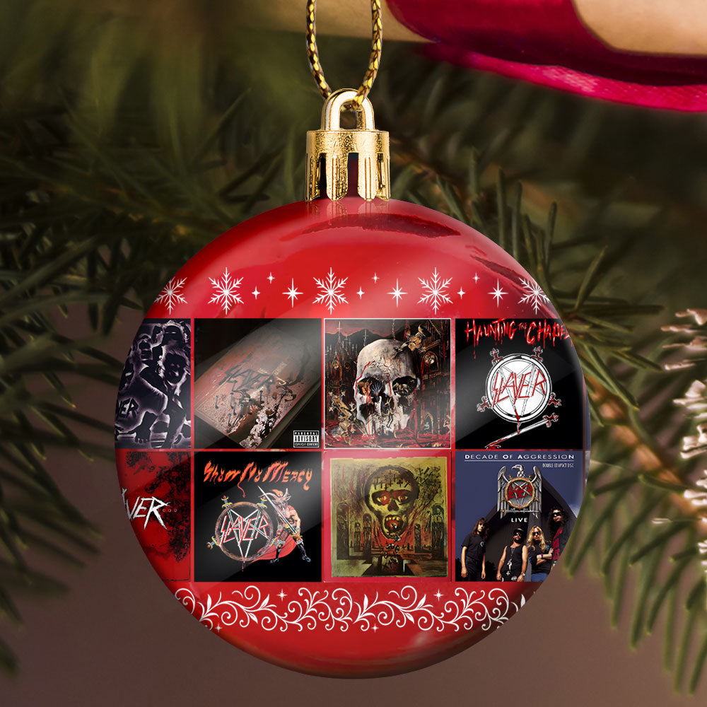 Slayer Ball Ornament – Thrash Metal Meets Holiday Mayhem