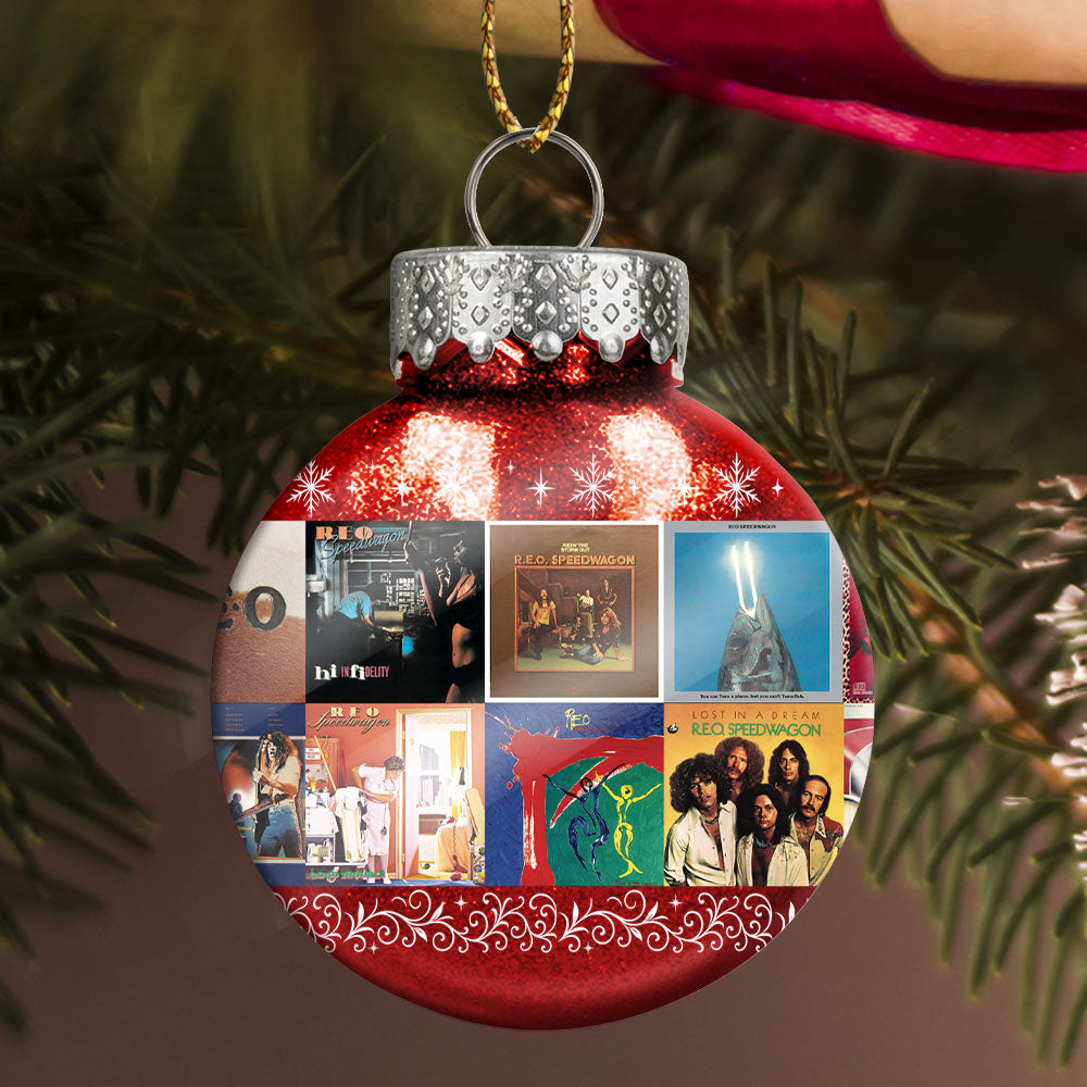 REO Speedwagon Ball Ornament – Rockin’ the Holidays with Timeless Hits