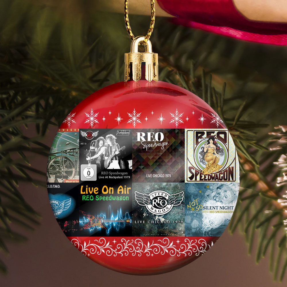 REO Speedwagon Ball Ornament – Rockin’ the Holidays with Timeless Hits