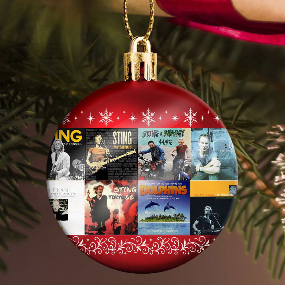 Sting Ball Ornament – A Touch of Elegance for Music Lovers