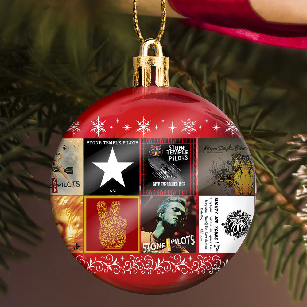 Stone Temple Pilots Ball Ornament – Grunge Legends in Holiday Style