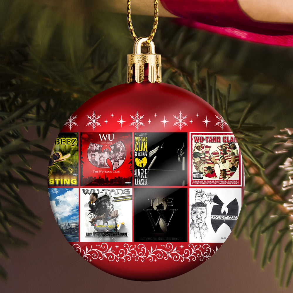 Wu-Tang Clan Ball Ornament – Hip-Hop Legacy Meets Holiday Style