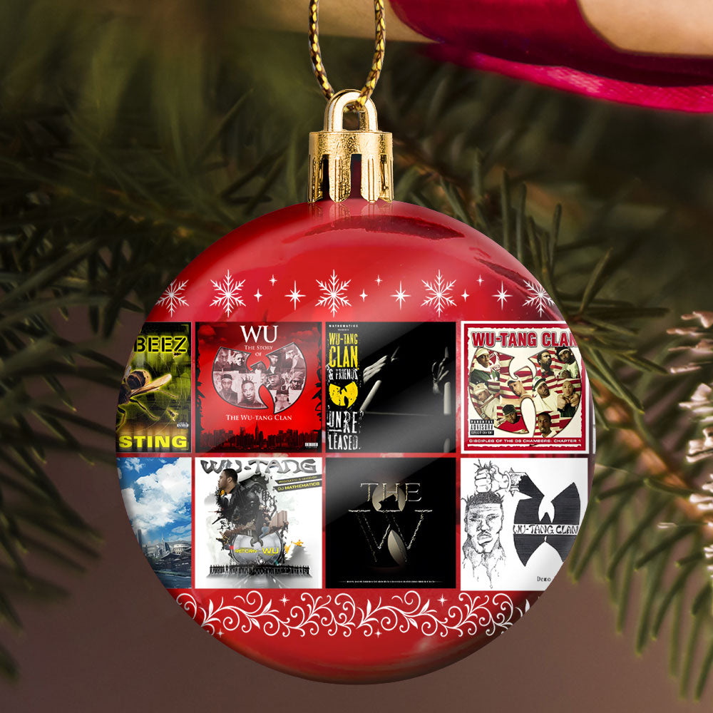 Wu-Tang Clan Ball Ornament – Hip-Hop Legacy Meets Holiday Style