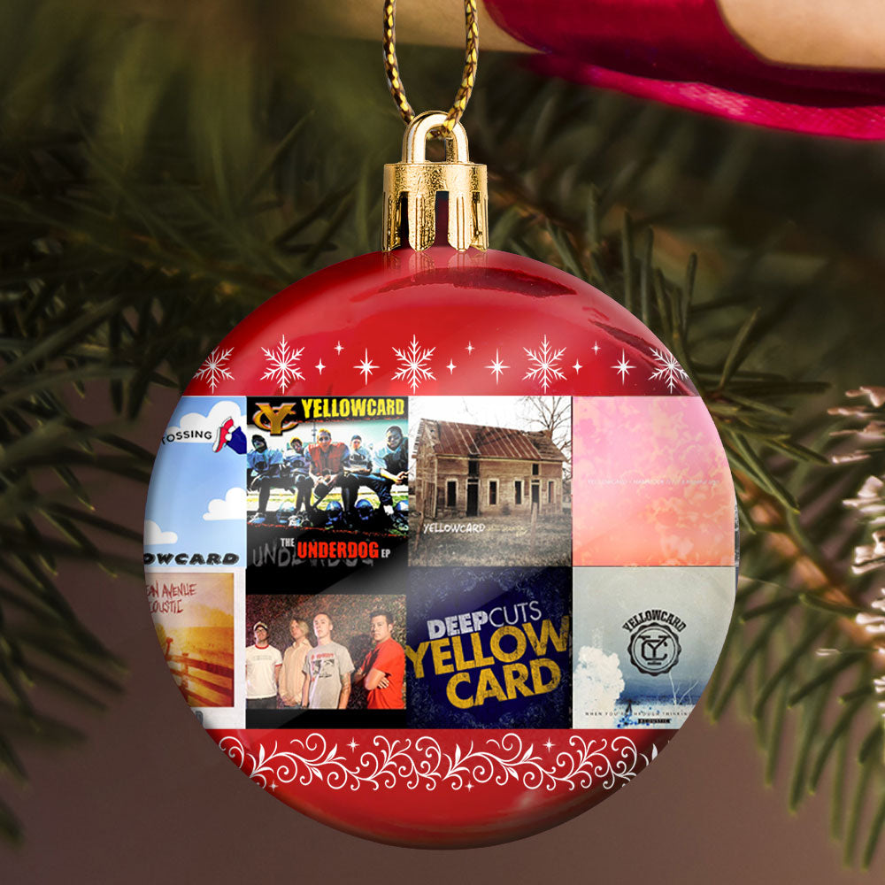 Yellowcard Ball Ornament – Pop-Punk Spirit for the Holidays
