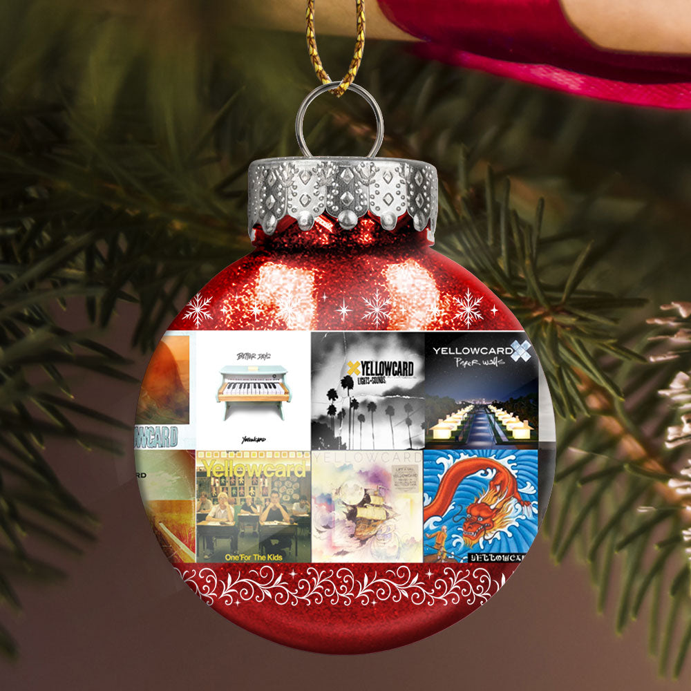 Yellowcard Ball Ornament – Pop-Punk Spirit for the Holidays