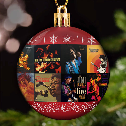 Jimi Hendrix Ball Ornament – Ignite Your Holidays with Legendary Energy