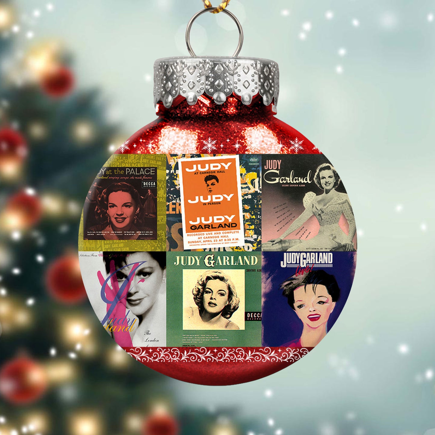 Judy Garland Ball Ornament – A Tribute to Timeless Hollywood Magic