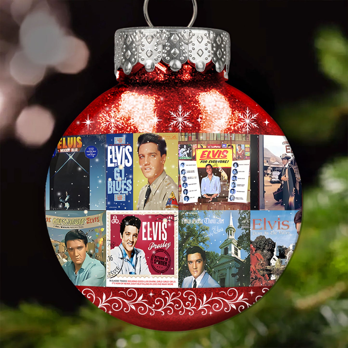 Elvis Presley Ball Ornament – A Rock ’n’ Roll Legend Wrapped in Holiday Spirit
