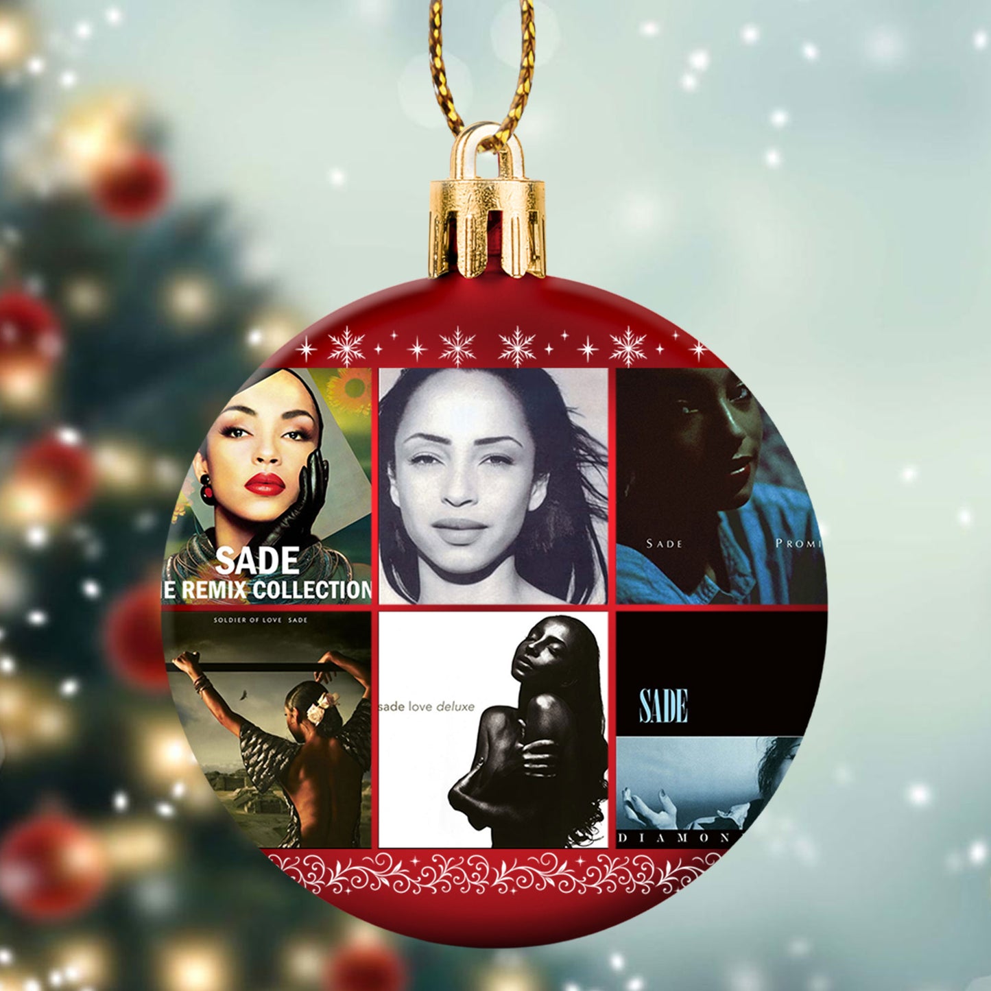 Sade Ball Ornament – Smooth Sophistication for Your Holiday Season