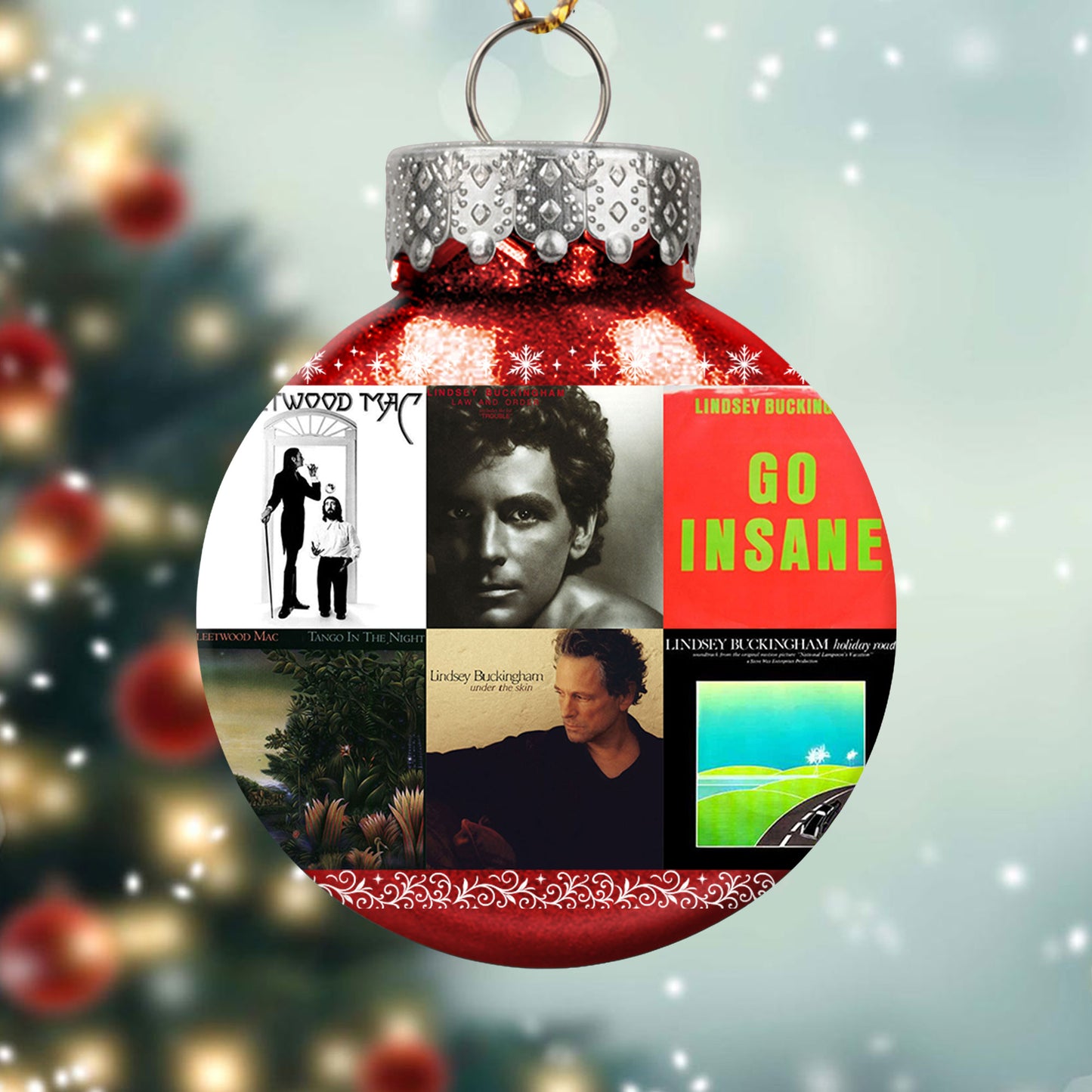 Lindsey Buckingham Ball Ornament – Timeless Melodic Craftsmanship