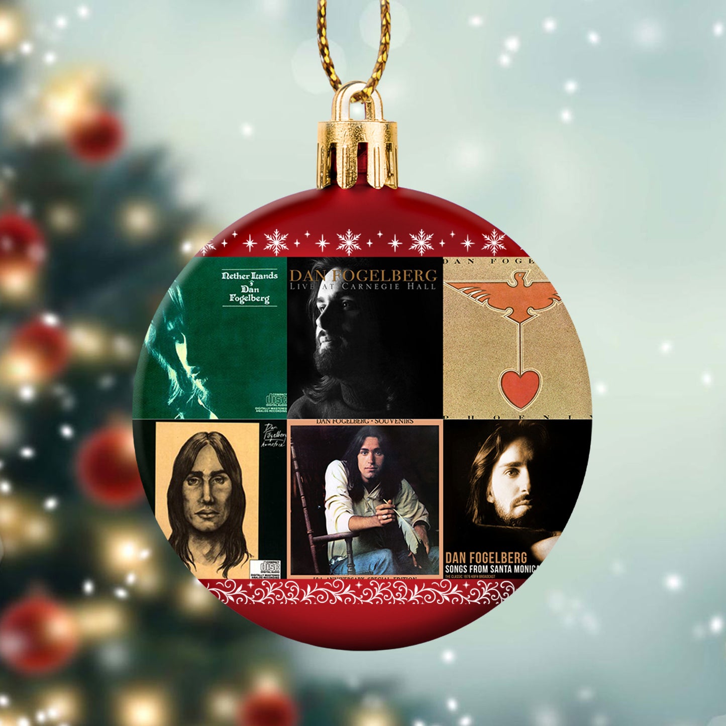 Dan Fogelberg Ball Ornament – Timeless Melodies for a Peaceful Christmas