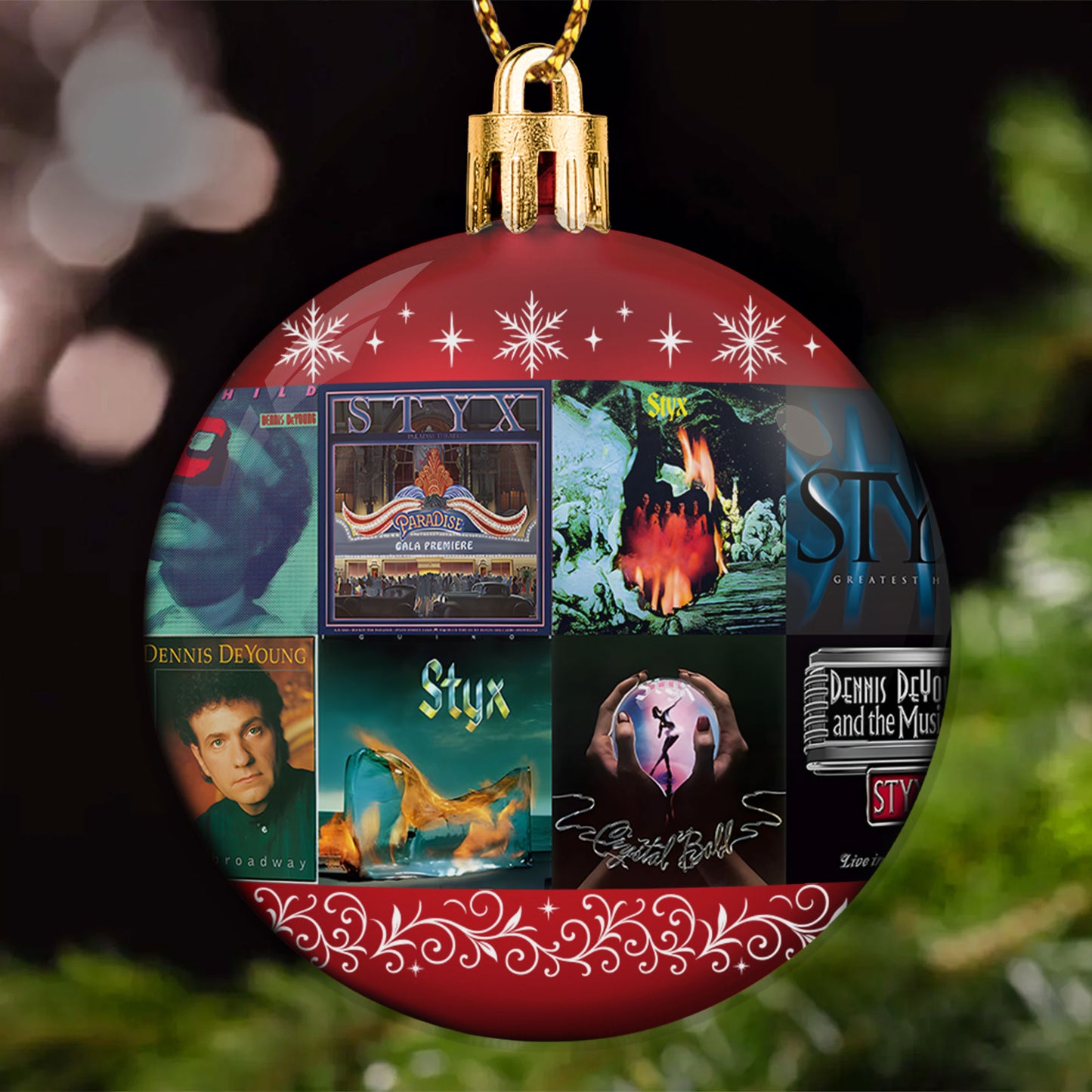 Dennis DeYoung Ball Ornament – The Voice of Styx Collection