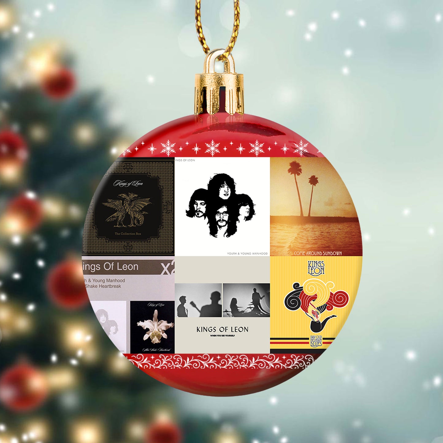Kings of Leon Ball Ornament – Southern Rock Revival