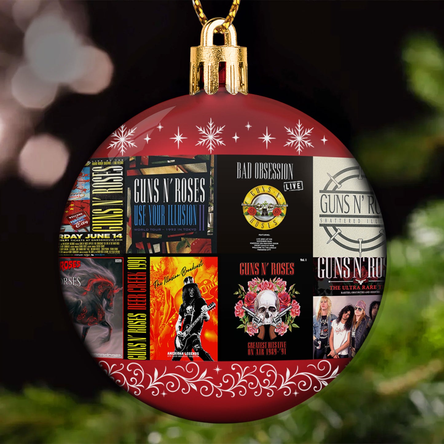 Guns N’ Roses Ball Ornament – Hard Rock Icons