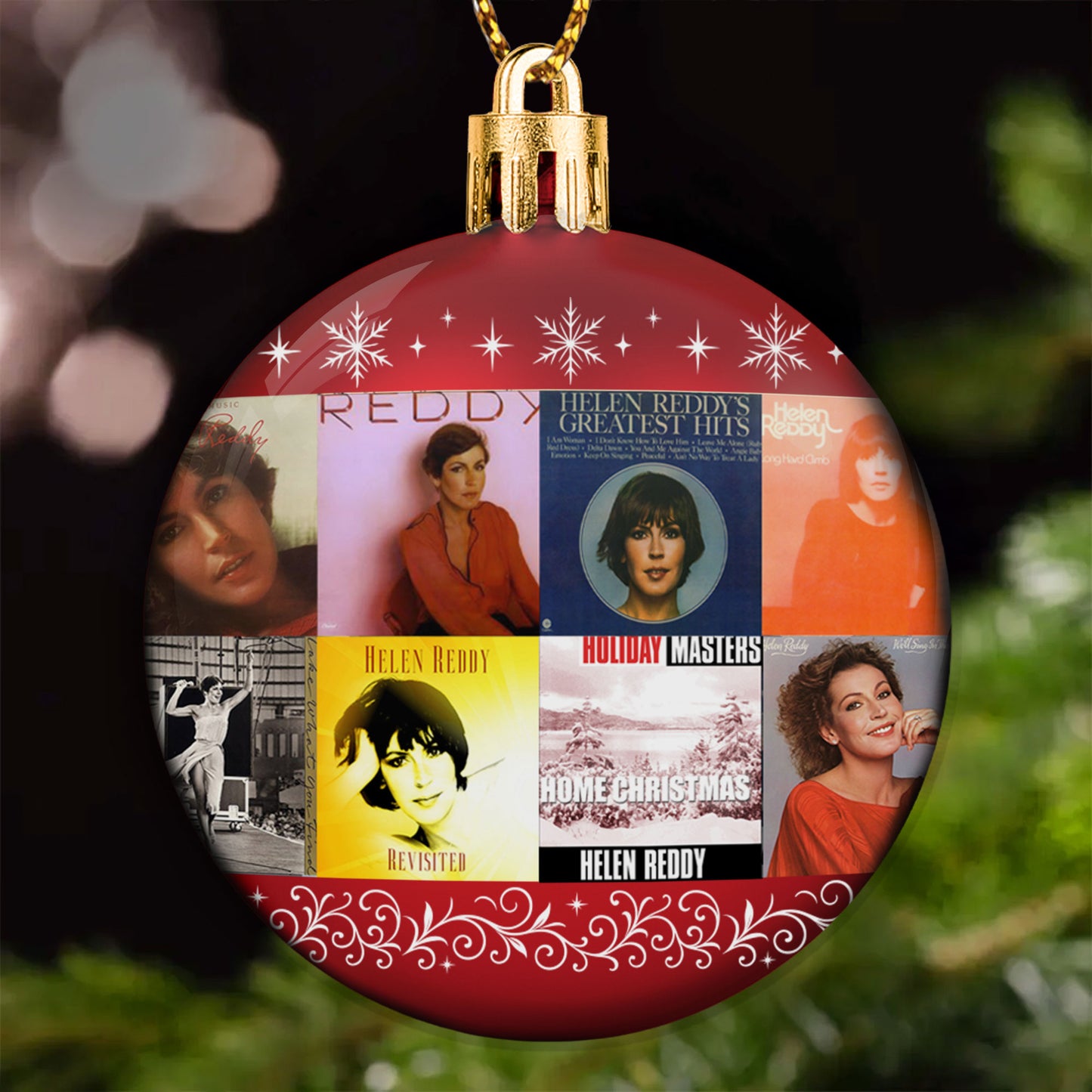 Helen Reddy Ball Ornament – A Touch of Classic Grace for the Holidays