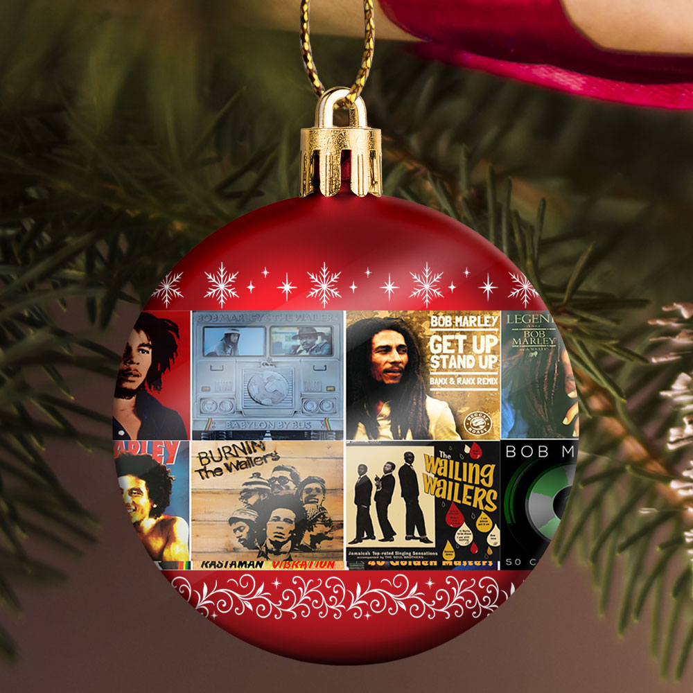 Bob Marley Ball Ornament – A Reggae Spirit of Peace, Love, and Holiday Harmony