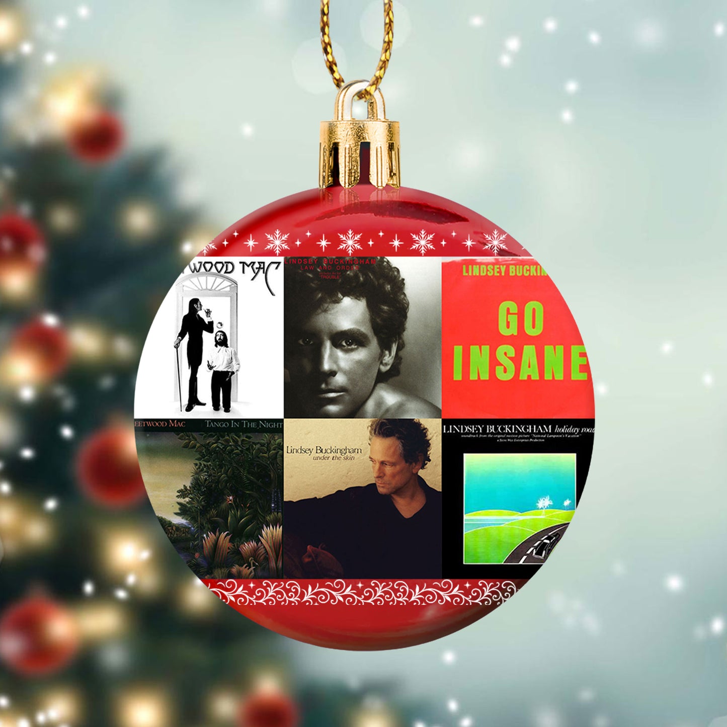 Lindsey Buckingham Ball Ornament – Timeless Melodic Craftsmanship