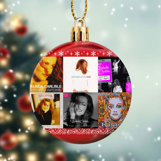 Belinda Carlisle Ball Ornament – Pop Elegance for a Merry Season