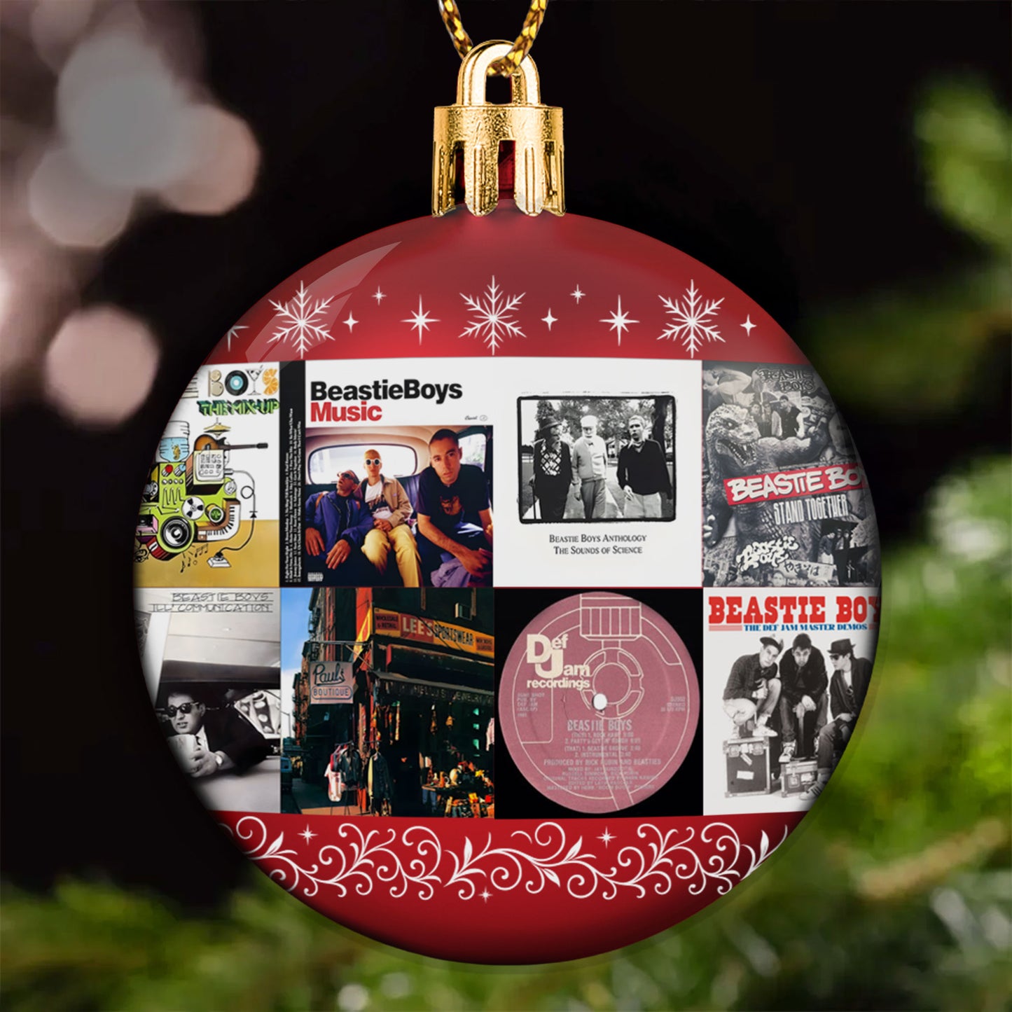 Beastie Boys Ball Ornament – A Classic Hip-Hop Twist for Your Holidays
