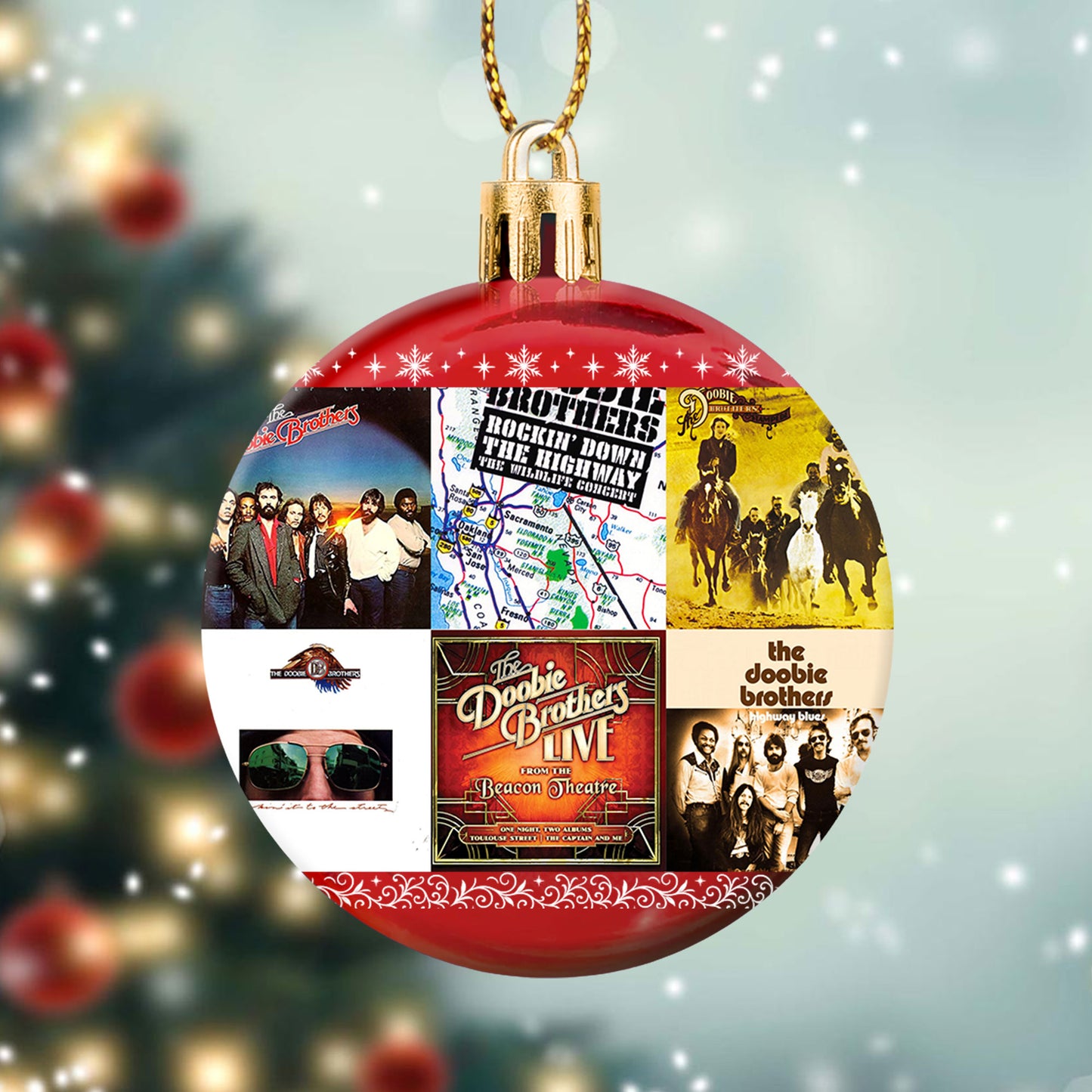 The Doobie Brothers Ball Ornament – A Classic Rock Christmas Gift