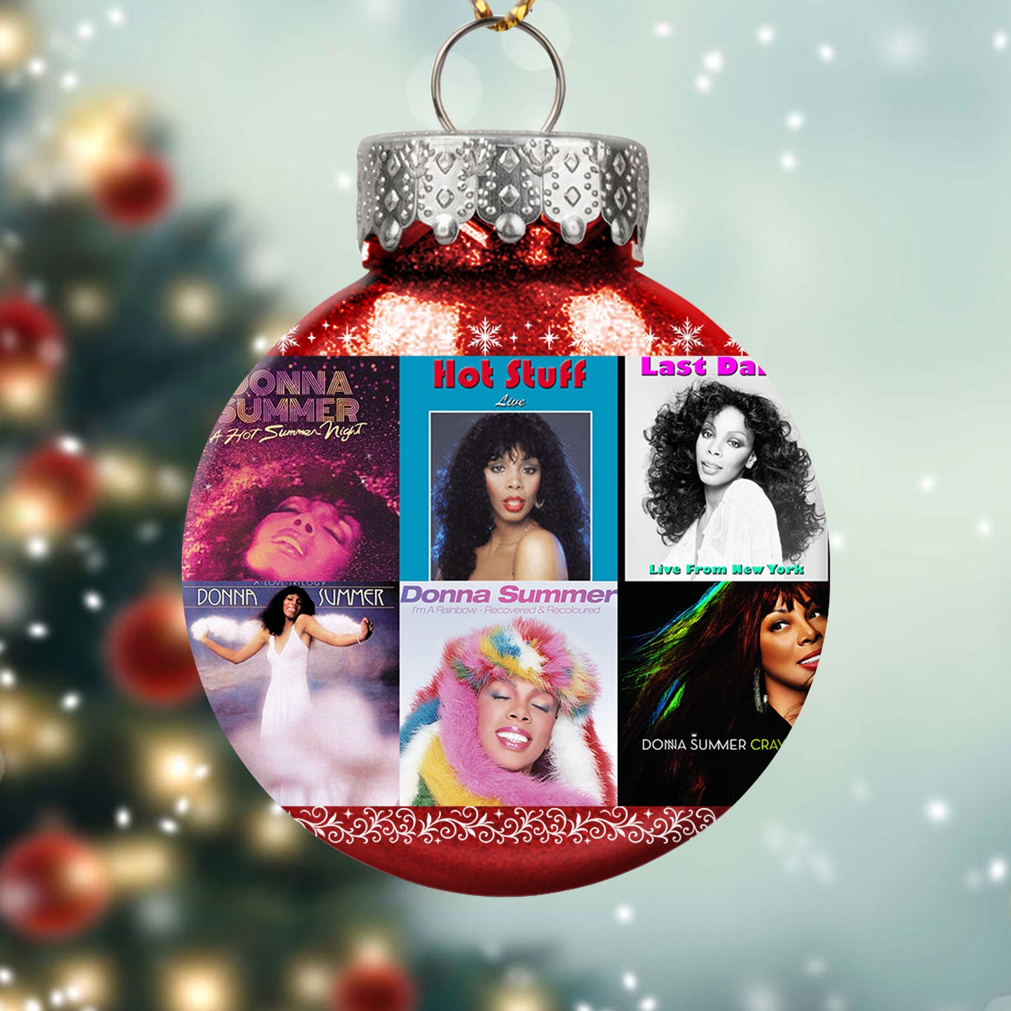 Donna Summer Ball Ornament – Disco Queen Magic for the Holidays
