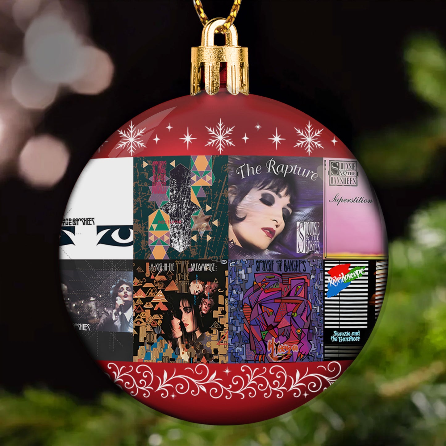 Siouxsie and the Banshees Ball Ornament – Post-Punk Icons