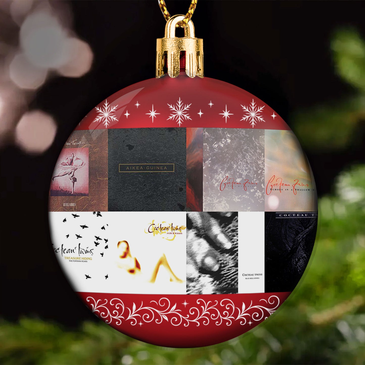 Cocteau Twins Ball Ornament – Dream Pop Serenity