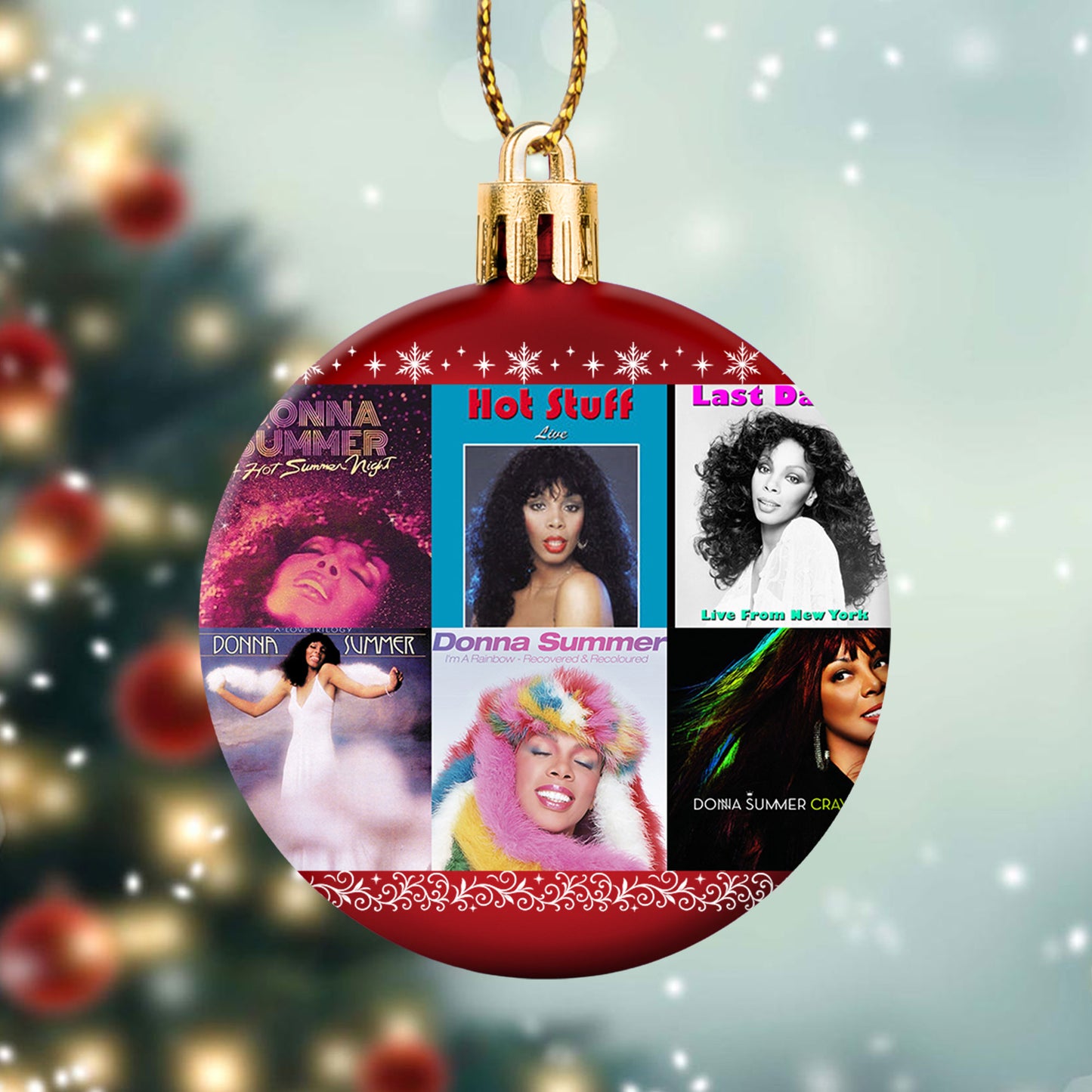 Donna Summer Ball Ornament – Disco Queen Magic for the Holidays