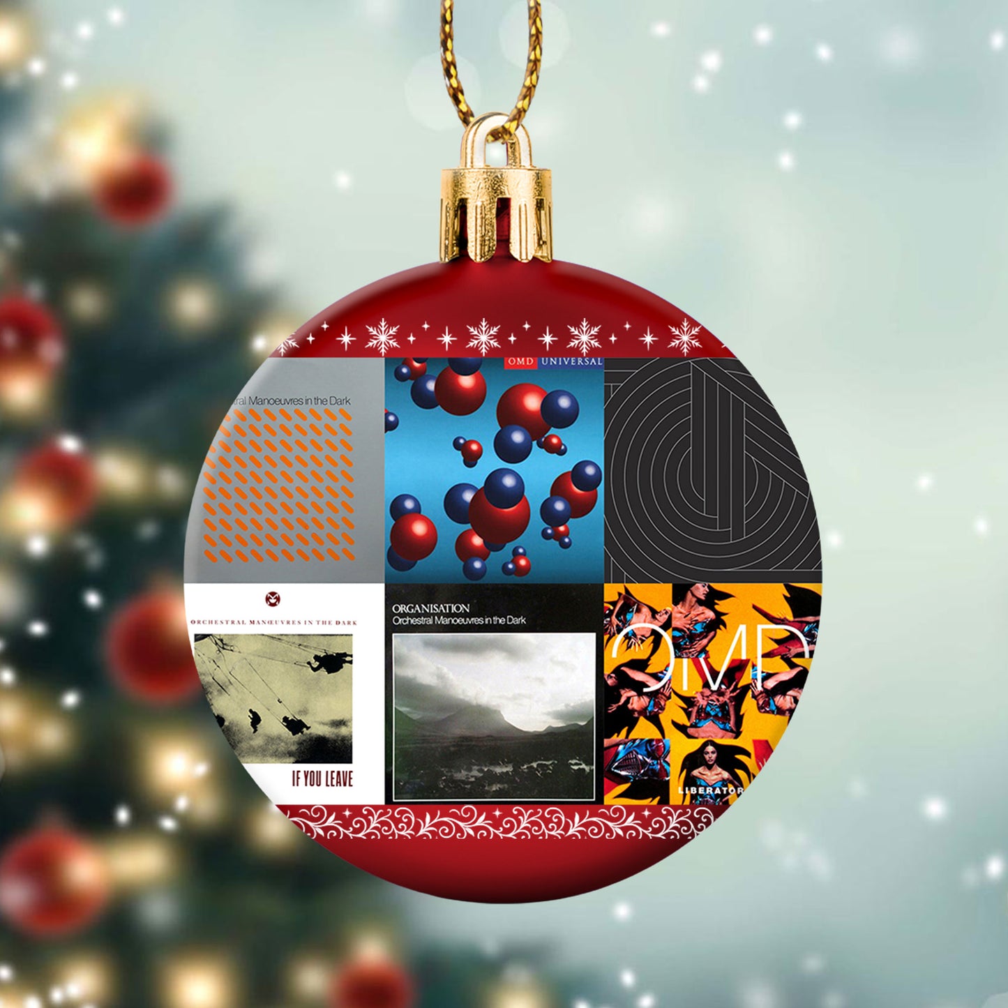 OMD Ball Ornament – A Perfect Christmas Gift for Synthpop Lovers