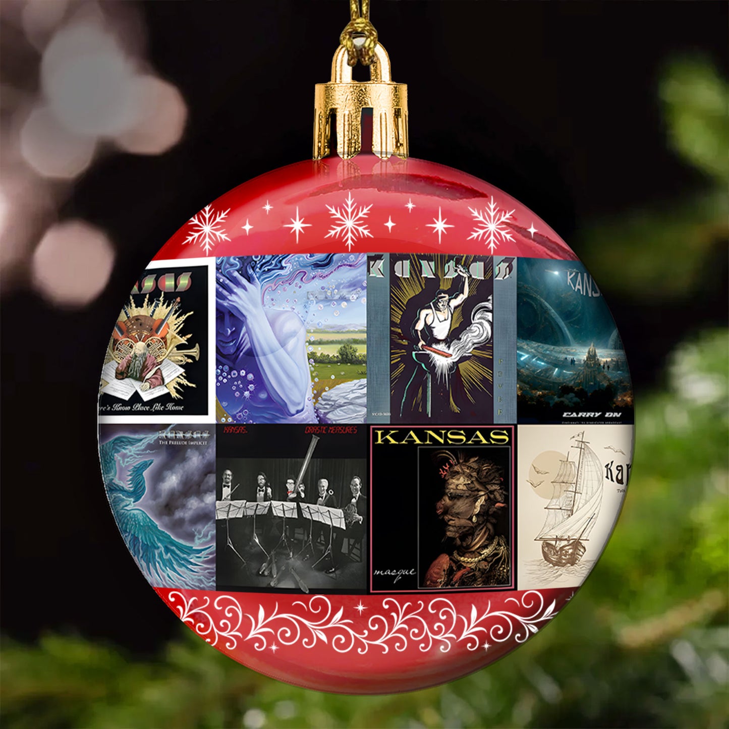 Kansas Ball Ornament – Carry On the Spirit of Classic Rock