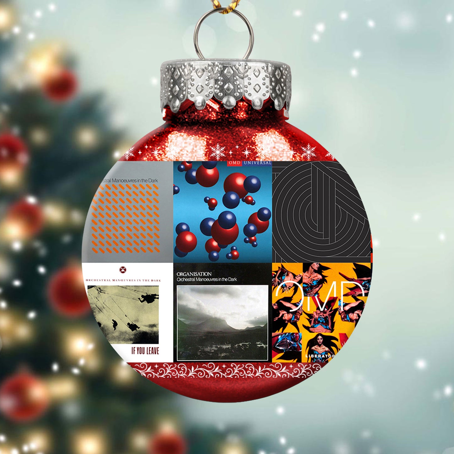 OMD Ball Ornament – A Perfect Christmas Gift for Synthpop Lovers