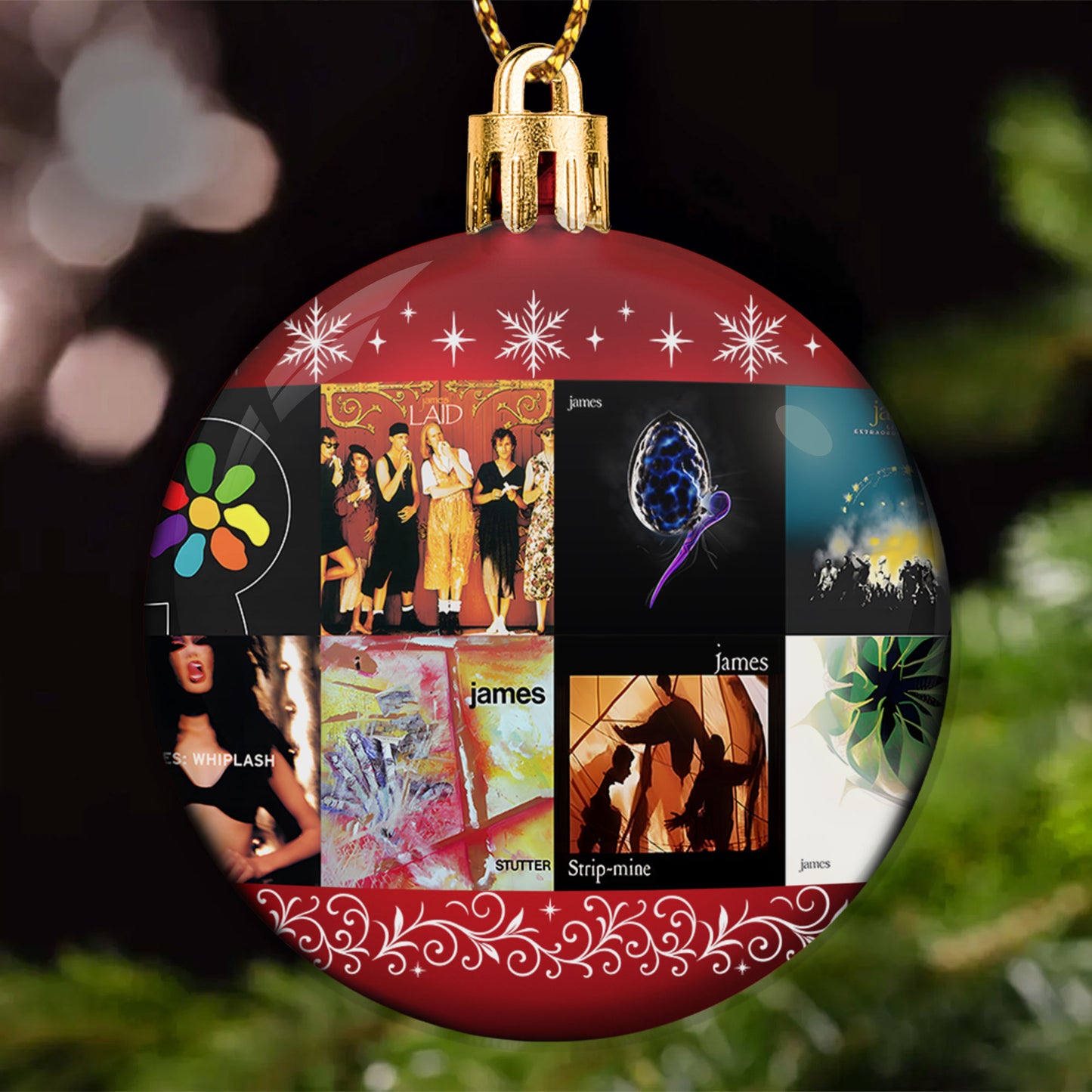 James Band Ball Ornament – Indie Rock Icons Collection