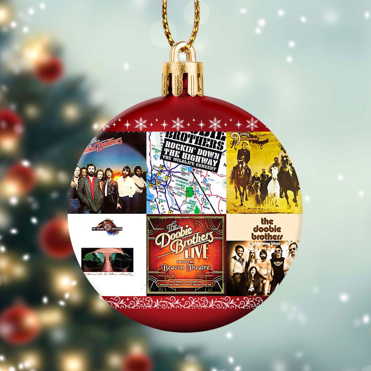 The Doobie Brothers Ball Ornament – A Classic Rock Christmas Gift
