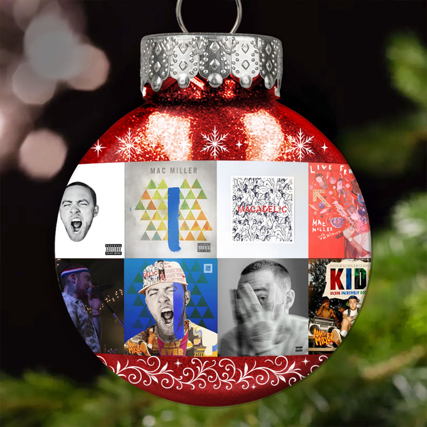 Mac Miller Ball Ornament – A Tribute to Timeless Vibes and Soulful Sound