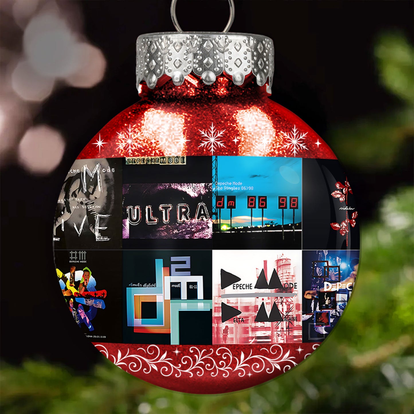 Nine Inch Nails Ball Ornament – A Darkly Beautiful Tribute to Industrial Artistry