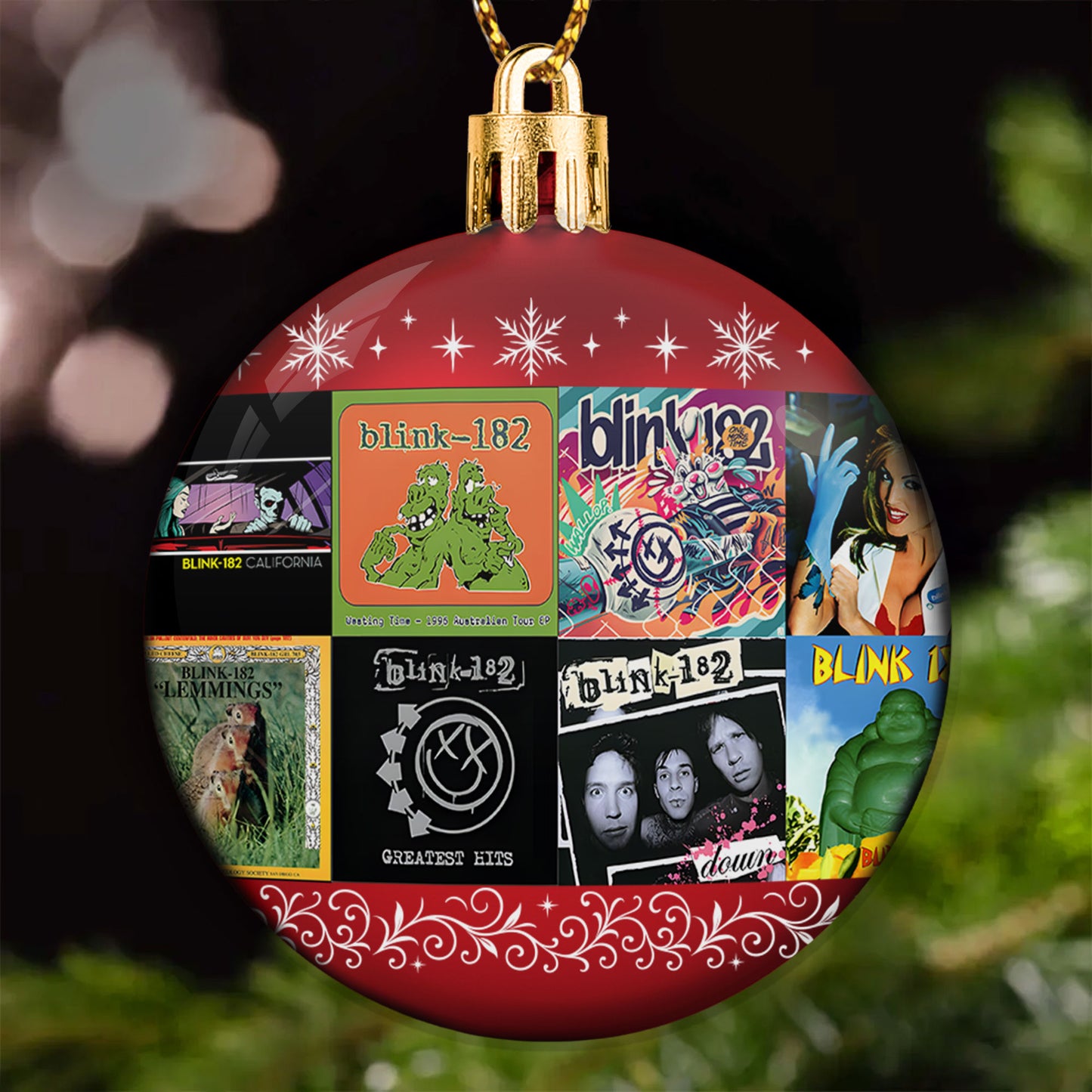 Blink-182 Ball Ornament – A Pop-Punk Holiday for the Young at Heart