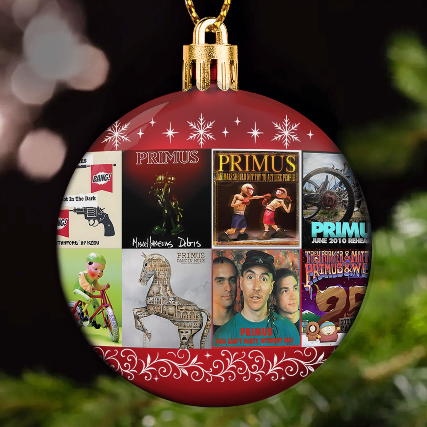 Primus Ball Ornament – A Whimsical Spin on Funky Rock Traditions