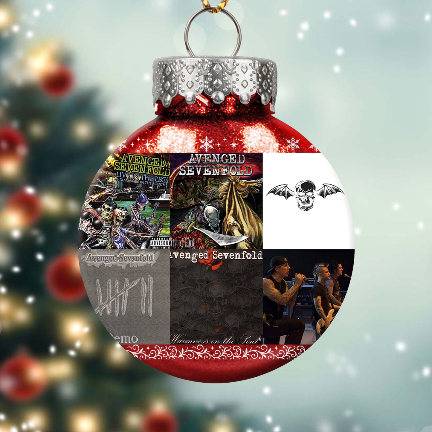 Avenged Sevenfold Ball Ornament – Metal Majesty for the Holidays