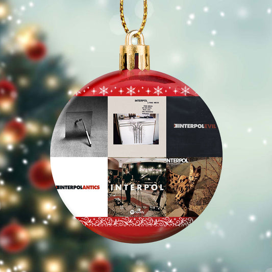 Interpol Ball Ornament – Celebrate the Cool Edge of Indie Rock