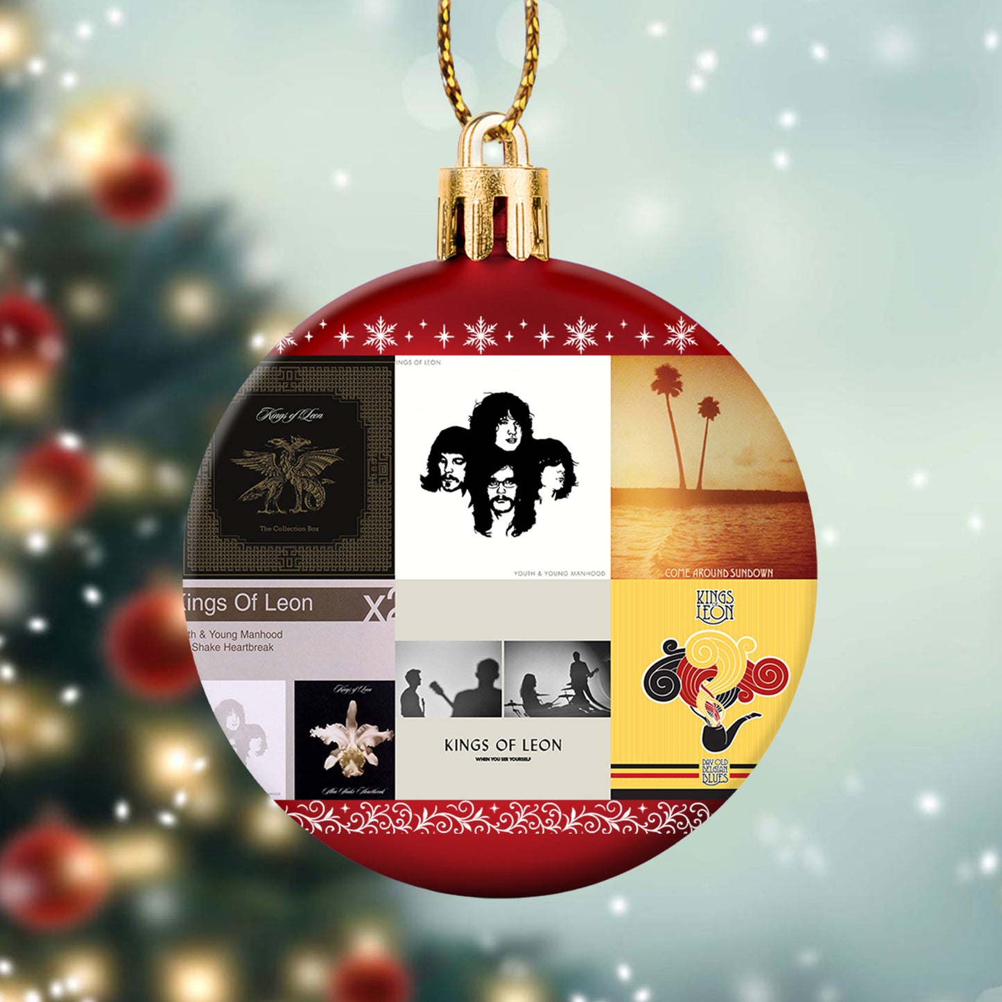Kings of Leon Ball Ornament – Southern Rock Revival