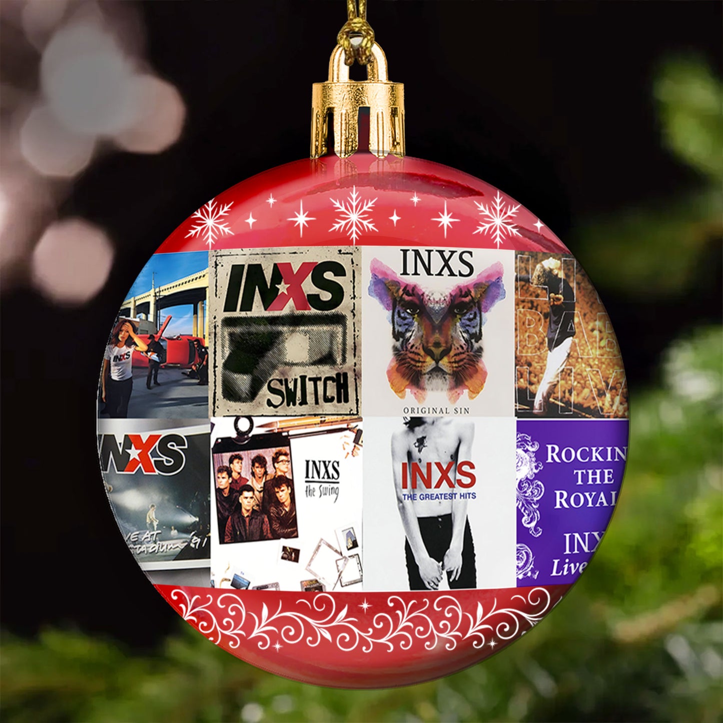 INXS Ball Ornament – Celebrate the Sound of Iconic Rock Energy