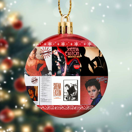 Sheena Easton Album Collage Ornament – Pop Icon Christmas Decoration