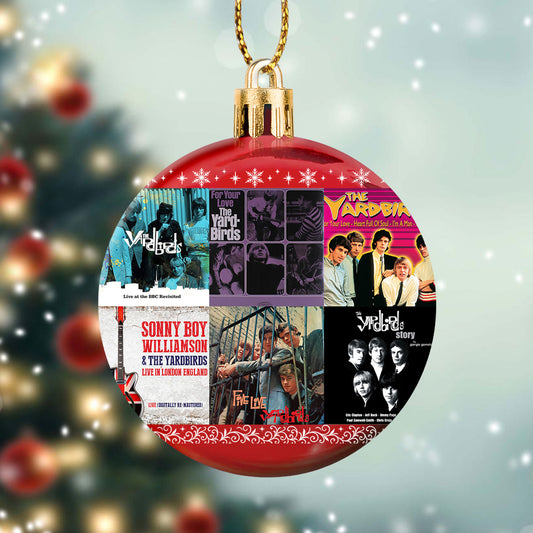 The Yardbirds Album Collage Ornament – Classic Rock Christmas Decoration