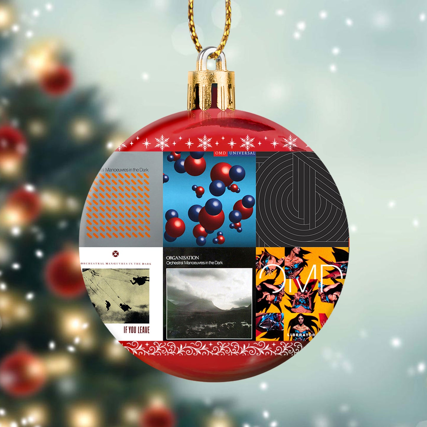 OMD Ball Ornament – A Perfect Christmas Gift for Synthpop Lovers