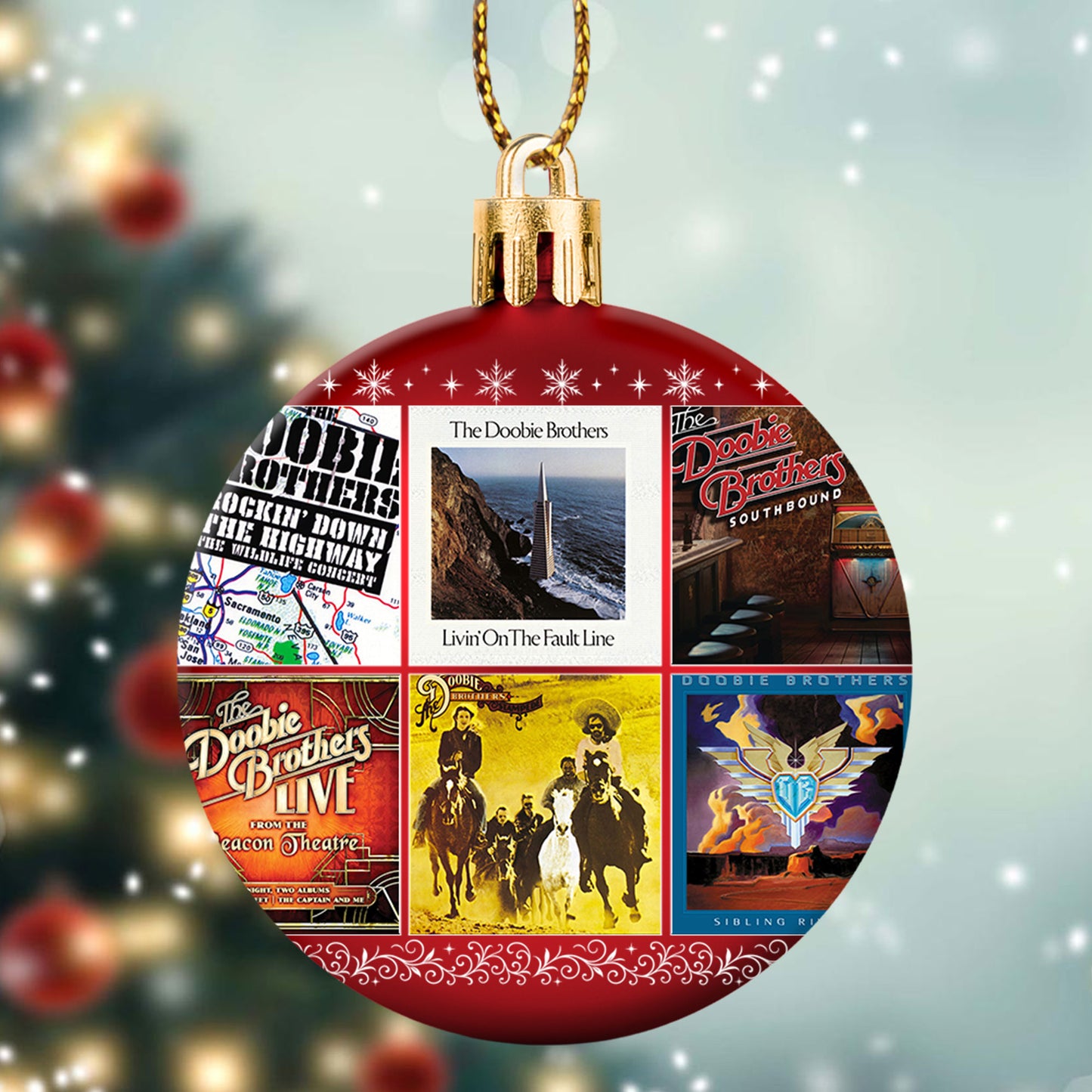 The Doobie Brothers Ball Ornament – Classic Rock Spirit for the Holidays