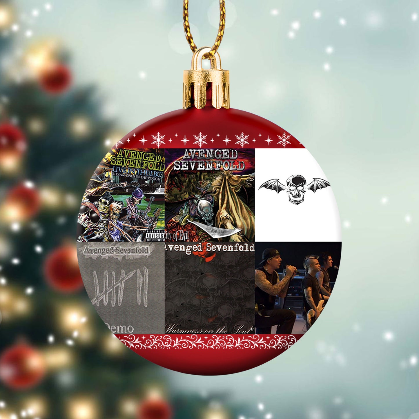 Avenged Sevenfold Ball Ornament – Metal Majesty for the Holidays