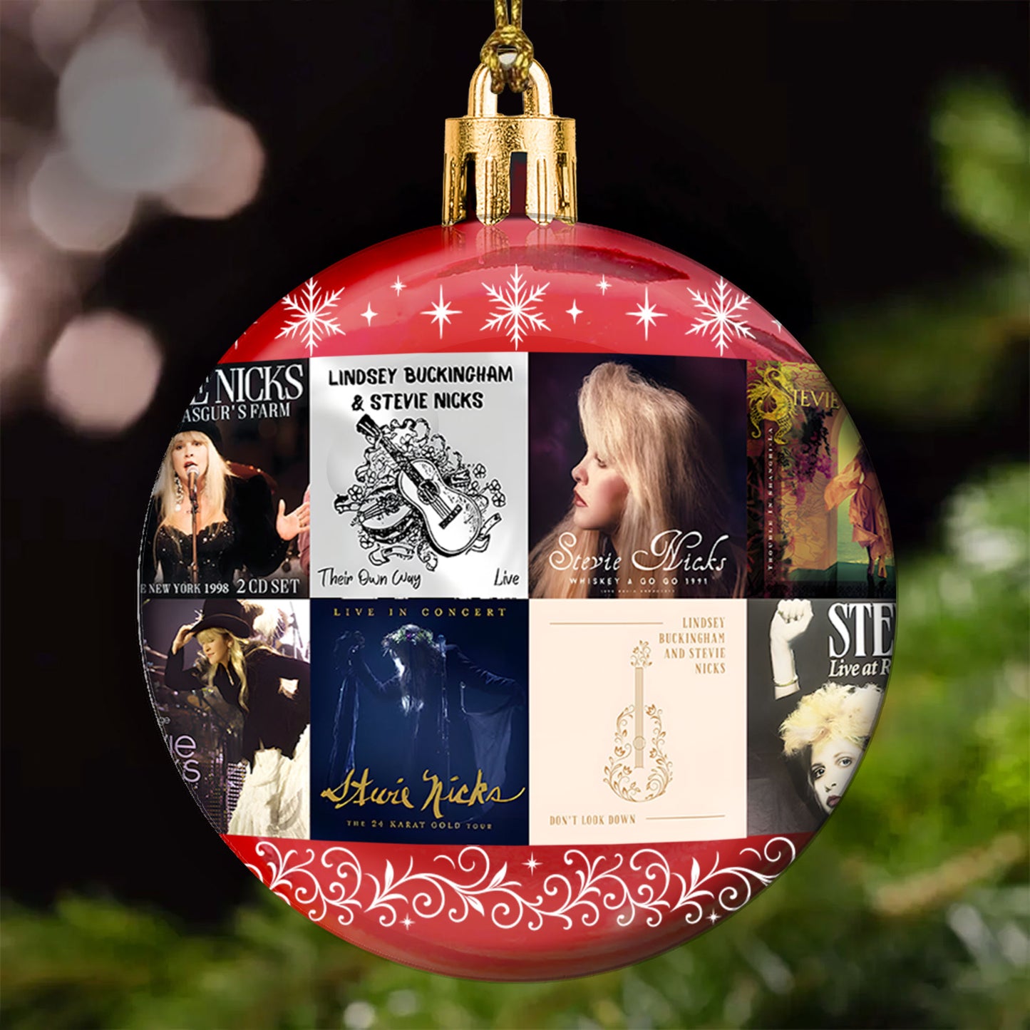 Stevie Nicks Ball Ornament – A Bohemian Tribute to the Queen of Mystical Rock