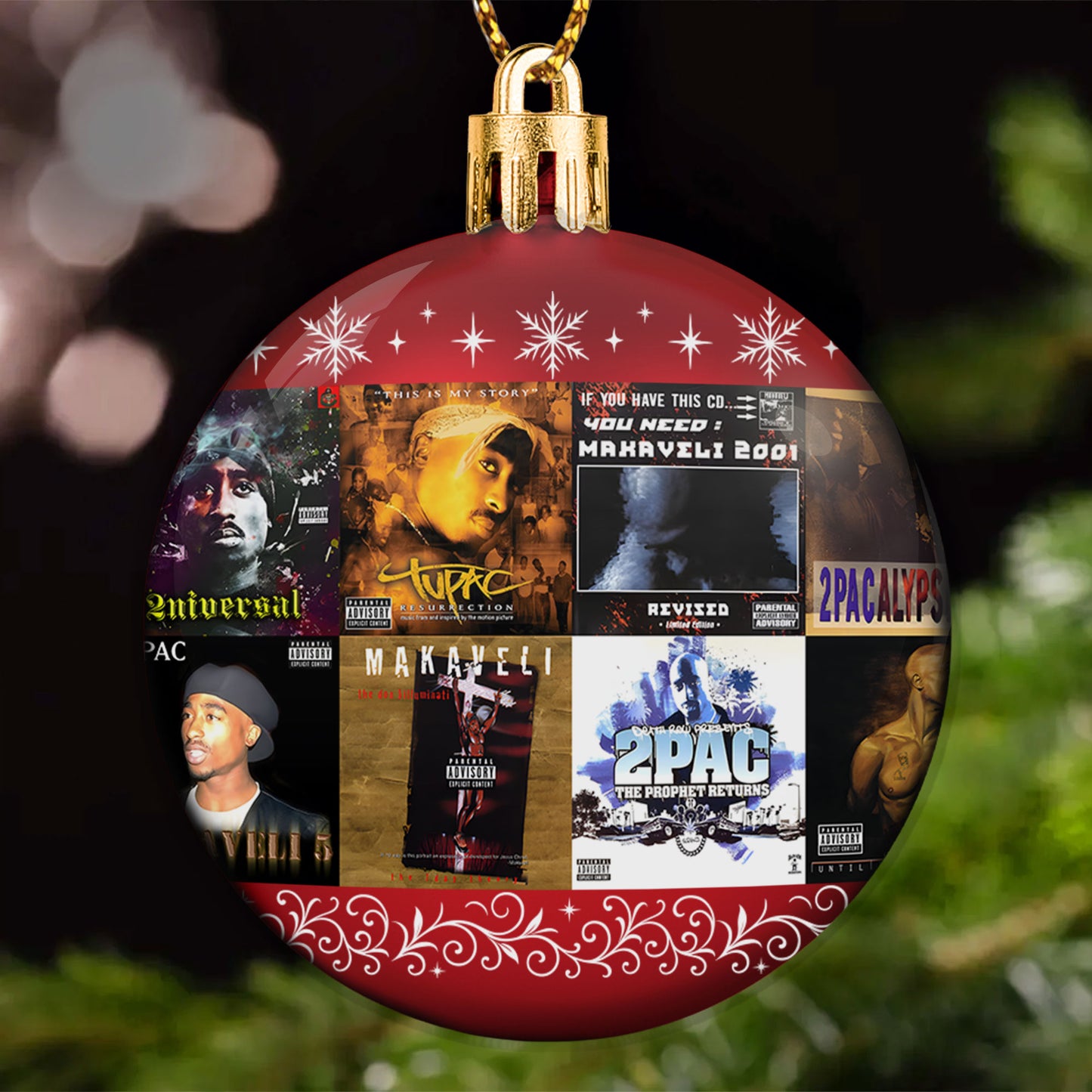 2Pac Ball Ornament – Legacy of Hip-Hop