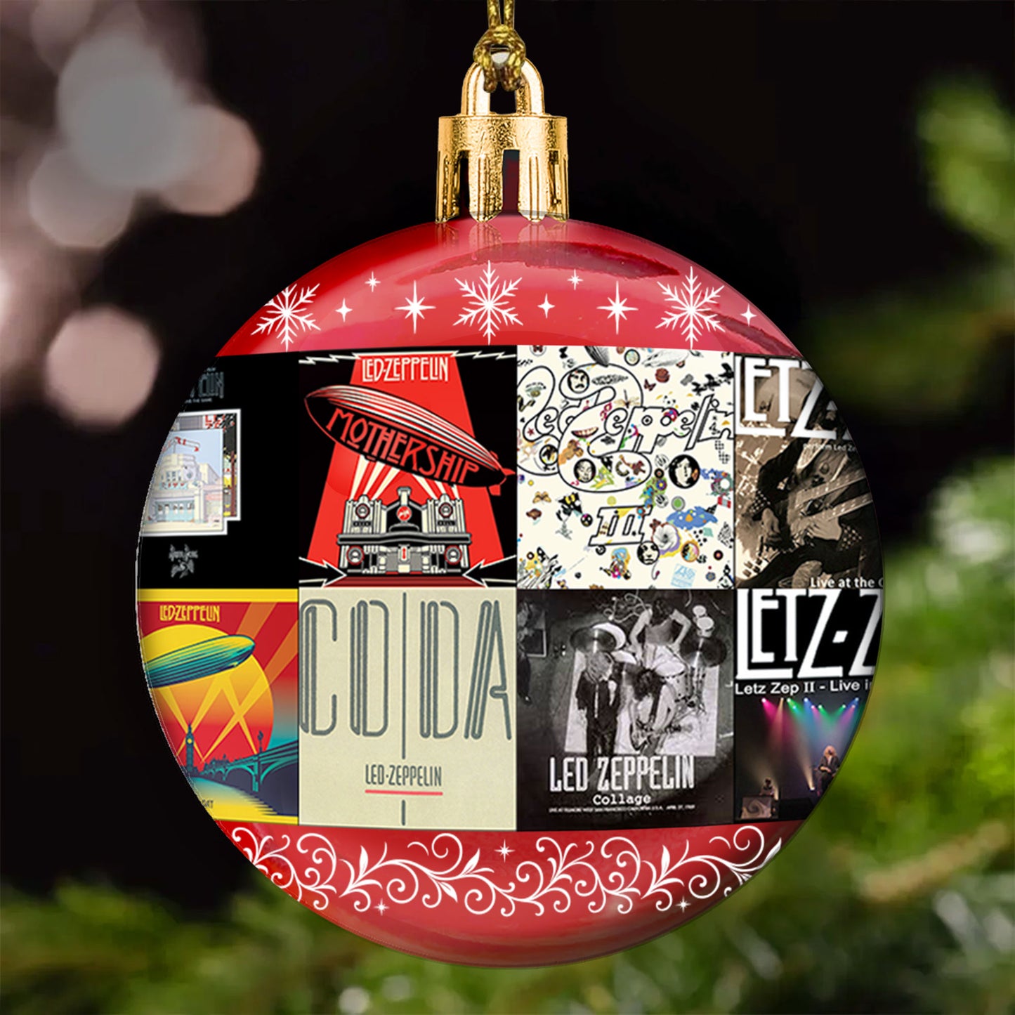 Led Zeppelin Ball Ornament – The Legends of Rock Immortalized